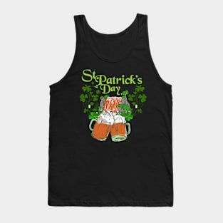 St Patricks Day Pale Ale Beer Waterfall Tank Top